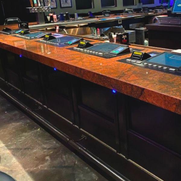 Phone charging at bars and restaurants