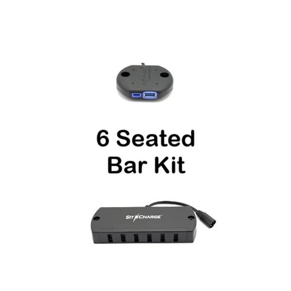 Premium Bar charging kit with LED Smart Pucks