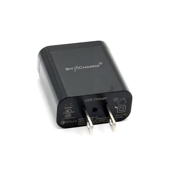 Single QC3 Charger Block — SitNCharge commercial USB charging