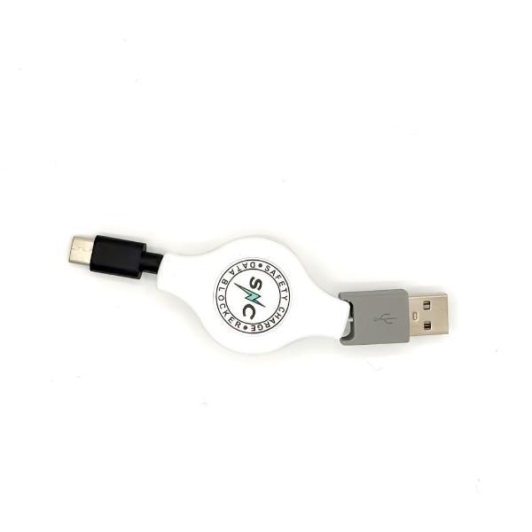 Retractable USB-C Charging Cable — SitNCharge commercial USB charging