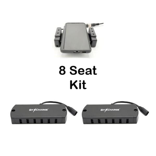 The Shelf™ Wireless Smart Puck 3.0 — Poker Table Charging Kit 8 Seat