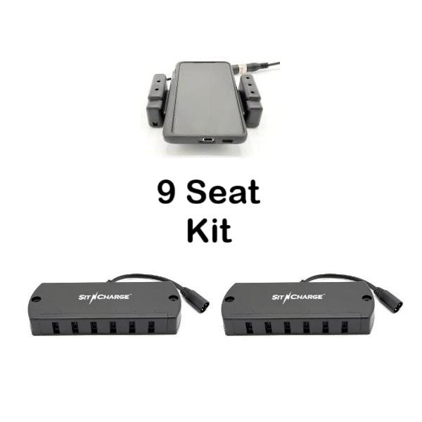 The Shelf™ Wireless Smart Puck 3.0 — Poker Table Charging Kit 9 Seat