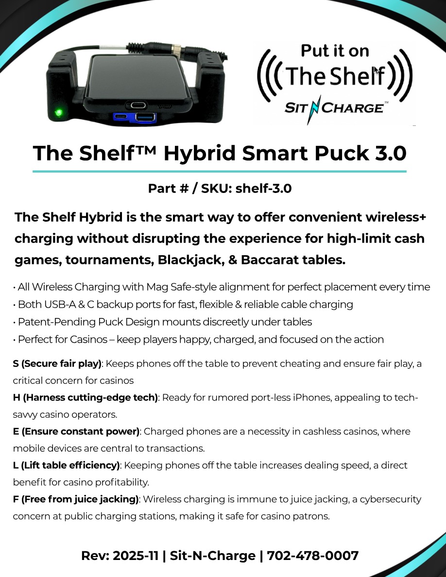 The Shelf™ Hybrid Smart Puck 3.0 spec sheet preview